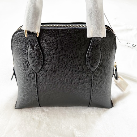 NWT FURLA Vittoria Top Handle Dome Crossbody Bag Black NEW Style WB00539 - Picture 10 of 11